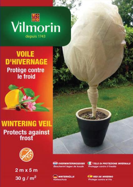 Croissance et protection des végétaux - Voile d'hivernage - 2 m x 5 m - PACKAGING_RECTO